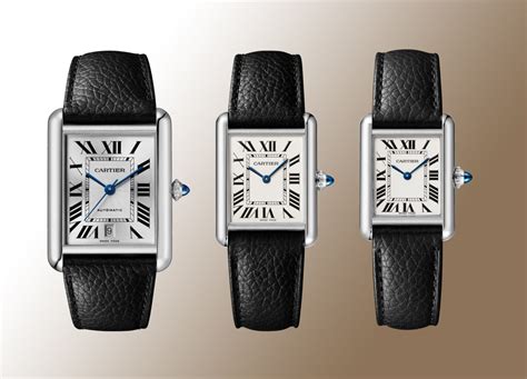 cartier watch sizes.